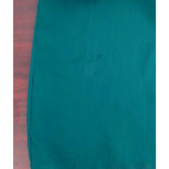 Ulla Johnson Lesli Silk Chiffon Blouse Women's Sz 6 Green Sheer Puff Sleeve Bow - Picture 6 of 14